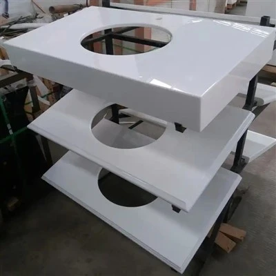 White Nano Crystallized Bathroom Countertops White Nano Crystallized Bathroom Countertops